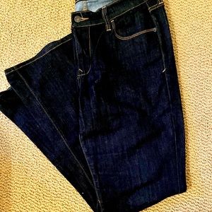 Old Navy Sweetheart boot cut jeans with a little stretch.